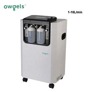 Plastic 10L Oxygen Concentrator Electric Durable Dual Flow OEM Sgs