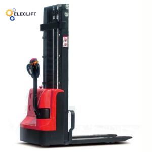 Cheap Polyurethane Wheel Full Electric Pallet Stacker 3000mm Lifting Height for sale