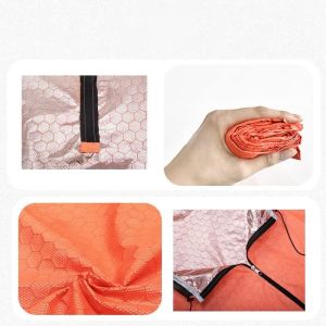 Nylon Emergency Sleeping Bag Lightweight Waterproof Thermal Bivy Sack Cover