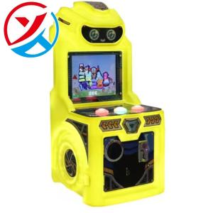 Amusement Park Kids Coin Operated Button Electronic Arcade Game Machine