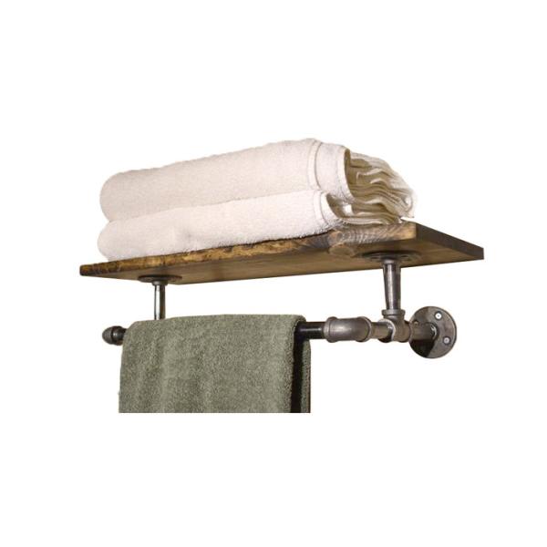 Quality Heavy Duty Rustic Black Iron Pipe Floor Flange 1/2 Inch Threaded Nipple Space Saving wholesale