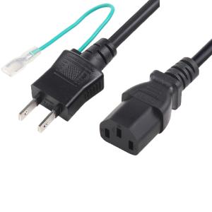 Cheap 12A 125V Japan Power Cord PSE To C13 Plug Black With Ground Wire for sale