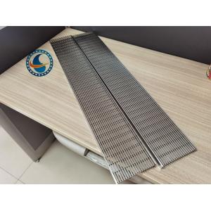 Stainless Steel 316l Wedge Wire Panel Screen For Floor Drain Filter