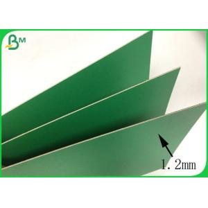 1.2MM Thick High Stiffiness Green Color Cardboard Sheets For Lever Arch File