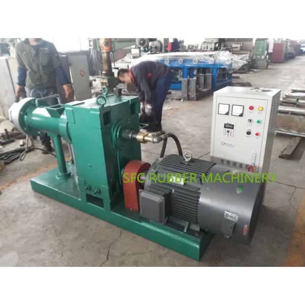 Deep Screw Hot Feed Rubber Extruder Machine For Inner Tube
