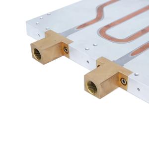 Semiconductor Aluminum Water Cooling Block Custom Liquid Cold Plate CPU Water