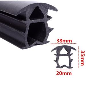 Hardness 20-90 Shore Solar Pv Panel T Shape Rubber Gasket Seal with Custom Size