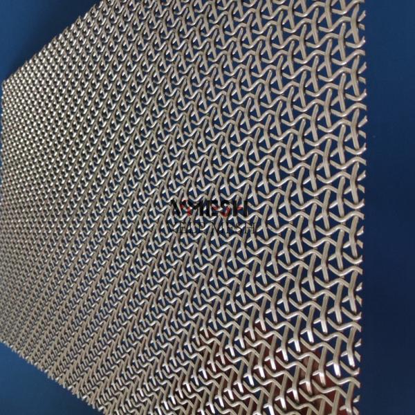 Quality Architecture Weaving Technique Wire Mesh Fabric For Decorative Cladding wholesale