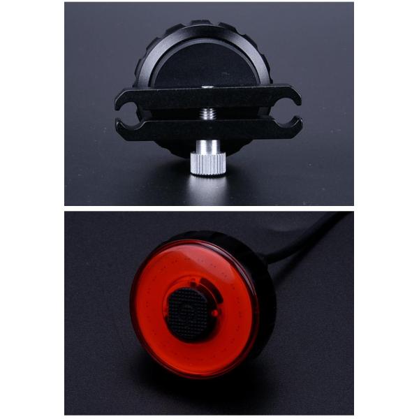 Intelligent Induction Brake Taillight Mountain LED Bicycle Light Aluminum Alloy IPX6