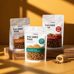 Premium 5 Layer PET Food Packaging Bag with Zipper Moisture Proof Custom