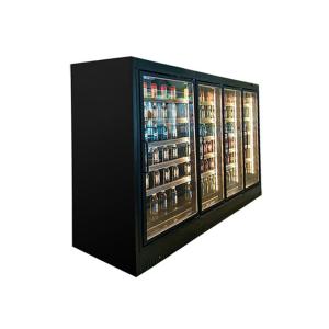 4 Glass Door Multi Deck Refrigerator Dairy Storage Chiller 2-8 Degree