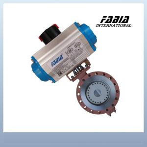 Three Eccentric Butterfly Valve Control Bring a Pneumatic Actuator