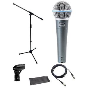 Cheap Shure Beta 58a Microphone Bundle Stage Stand With XLR Cable DMS003-KIT for sale