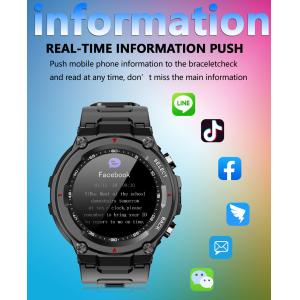 Q998K Men 600Mah 1.28inch IP68 Waterproof Smart Watch Support Ble5.1