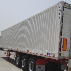 3 Axles 12 weheels container 50 tons heavy duty Van Semi Trailer