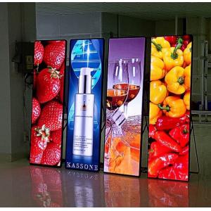 64X64 Module Resolution LED Poster Display SMD2121 Chips Die Casting Aluminum