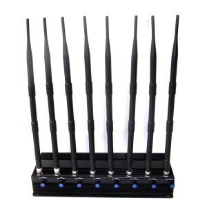 Cheap Adjustable 8 Antennas High-power GPS/WiFi/4G (LTE+Wimax) Jammer for sale