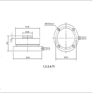 Weight Scale Sensor Suitable Hopper Scales Compression Load Cell