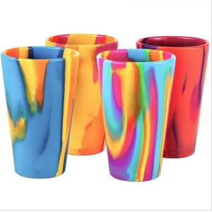 Custom Design BPA-Free Unbreakable Silicone Cup Sustainable for Wine and Beer