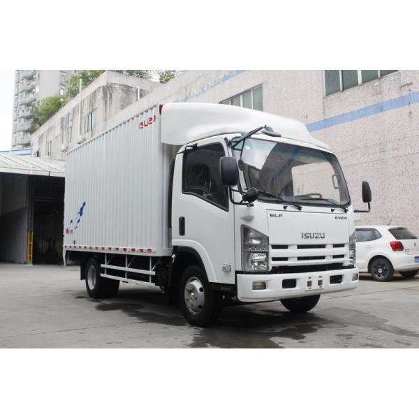 GVW 3500kg Japanese Isuzu KV100 115hp Light Cargo Box Van Truck With 2 Tons 3