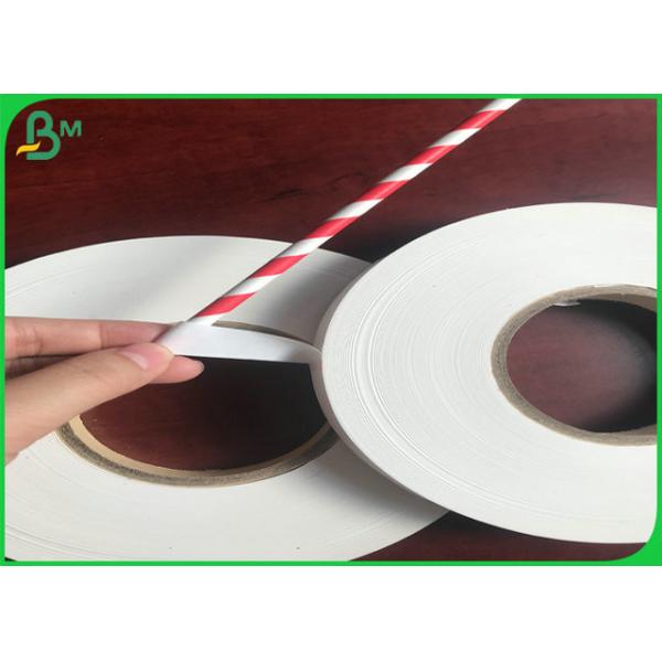 100% Biodegradable Food Grade Paper Roll / 787mm Harmless 26g Straw Paper For