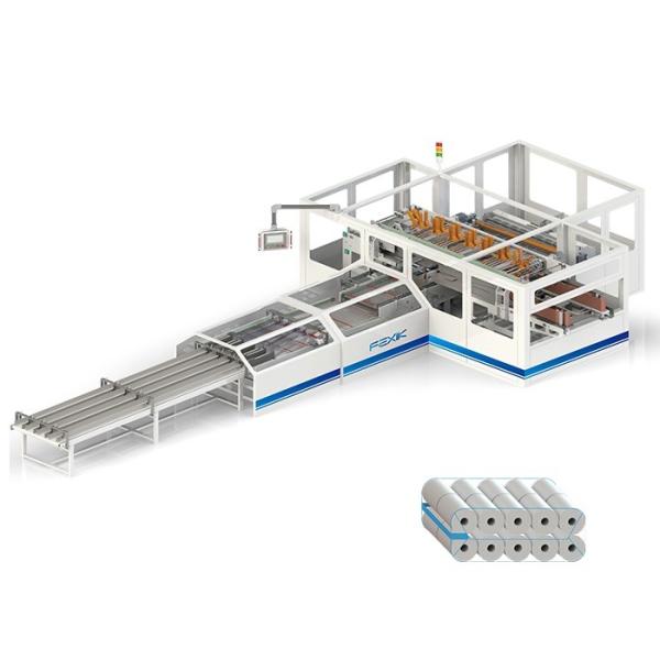 Full Automatic Paper Making Machine Toilet Tissue Packing Machine 140 Pcs/min