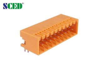 Cheap Pluggable Terminal Block Pitch 3.50mm Header Male Sockets 150V 8A 2*2P - 24*2P Plug-in Terminal Block for sale