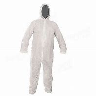 Quality Hygiene Disposable Non Woven Coverall Protective Gowns Blue / White Colour wholesale