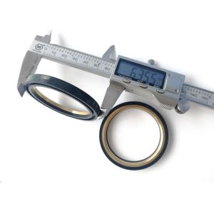 Industrial Hammer Union Seal / Oil Lip Seal With Brass Backed Rings