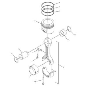 Cheap 356-9946 Ring Rs3569946 Ring Set Piston Engine 145-3031 Cylinder Liner 1453031 Piston A for sale