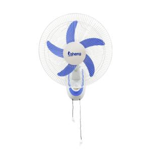 Remote Control 12V DC Wall Mounted Fan 16 Inch With Lithium Battery