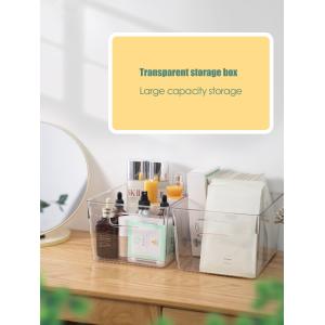 Lidless Transparent Plastic Storage Containers