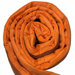 China Endless Sling Eye Type Polyester Webbing Sling 4M With 6 1 Safety Factor And Endless Type on sale