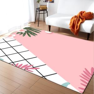 Striped checkered new large carpet supply wholesale feather ins style bedroom floor mats