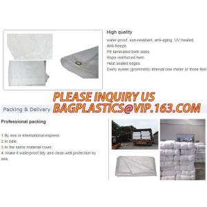 55g/sqm light weight pe woven fabric tarpaulin, 100% virgin plastic tarpaulin
