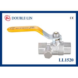 China Female X Female Long Threads 1/2 Lever Handle Ball Valve on sale