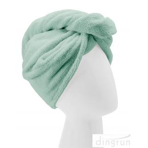 Custom Wholesale Fast Dry Absorbent Wrapped Twist Microfiber Hair Turban Towel