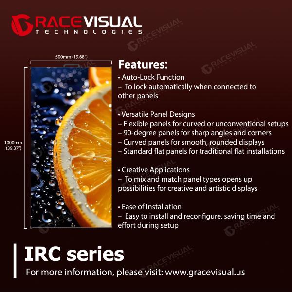 Quality Premium P2.6 Indoor Rental LED Screen - IRC Series |  7680Hz Ultra-Fluid Visual Performance | 500×1000mm Quick-Deploy Modular Design | 600+nits Brilliant Display Brightness wholesale