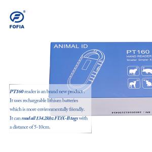 Animal RFID Microchip Scanner LF 134.2khz Handheld With Lithium Battery
