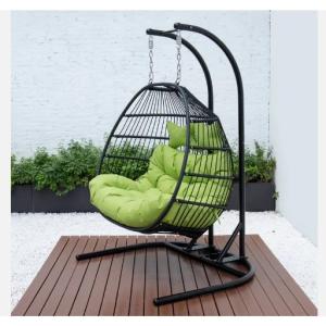 Outdoor Wrought Iron Hammock Stand With Iron Tube Frame And Non Mail Packing