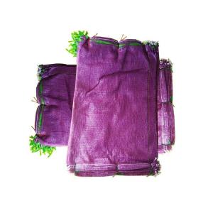Drawsting PP Tubular Net Mesh Bag Firewood Vegetable Onion Potato Fruit