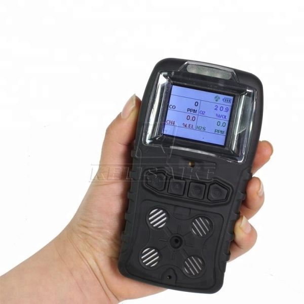 Quality Factory Price Pumping Portable Multi 5 in 1 Gas Detector CH4 CO H2S O2 VOCs wholesale