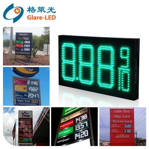 Cheap High Brightness 8&quot;-32&quot; Digit Height LED Gas Price Sign with 5000-8000cd/m2 and 2 Years Warranty for Gas Stations for sale