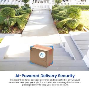 Support IR Night Vision Dual Camera Doorbell with Two-Way Audio Communication