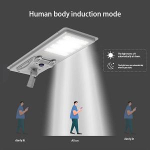 IP65 80W Solar Street Light Integrated With Motion Sensor Waterproof Sidewalk