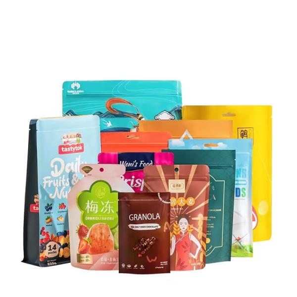 Bread Plastic Bag Packaging Fresh Vegetable Custom Printed Biodegradable Eco