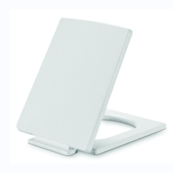 Quality Rectangular Slow-Close Plastic Toilet Seat Cover With Strength Fixing And Soft Seal wholesale