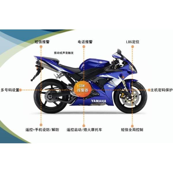 Quality FMGSM motorcycle tracker and alarm, lock, mobilephone alarm,HYPHON alarm,remote controller wholesale