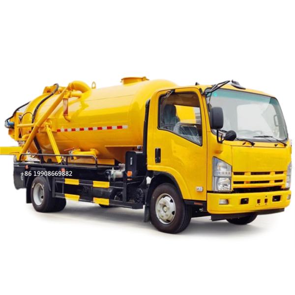 HOWO 4x2 Driver 10000L Sewage Suction Truck with Vacuum Pump for Sucking Waste Water Vacuum Sewer Tanker Suction Truck