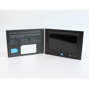 VIF Free Sample 7 inch Video Greeting Card , lcd video business cards for